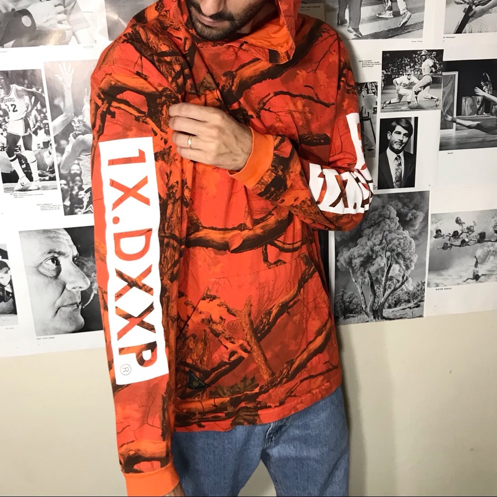 10.Deep Orange Camo Long Sleeve